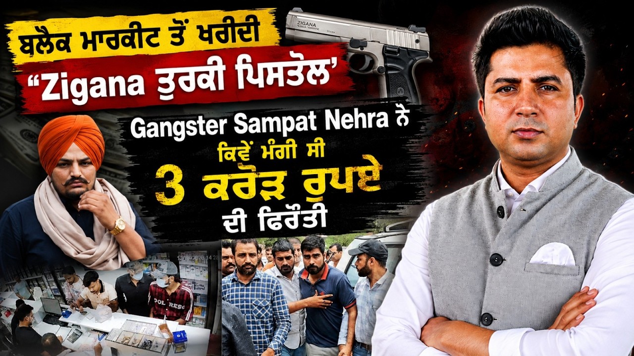 Black Market ਤੋਂ ਖਰੀਦੀ “Zigana ਤੁਰਕੀ ਪਿ ਸ ਤੌ ਲ’, Sampat Nehra ਨੇ ਕਿਵੇਂ ਮੰਗੀ ਸੀ 3 ਕਰੋੜ ਰੁਪਏ ਦੀ ਫਿਰੌਤੀ