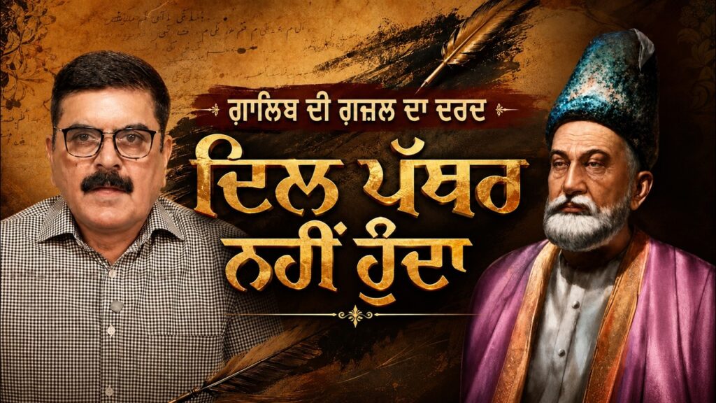 ਮਿਰਜ਼ਾ ਗ਼ਾਲਿਬ ਦੀ ਖੂਬਸੂਰਤ ਗ਼ਜ਼ਲ ਦੀ ਤਸ਼ਰੀਹ | ਦਿਲ ਹੀ ਤੋ ਹੈ ਨਾ ਸੰਗੋ ਖ਼ਿਸ਼ਤ | Baljit Sidhu | AW