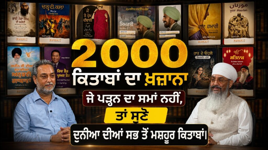 2000 ਕਿਤਾਬਾਂ ਦਾ ਖ਼ਜ਼ਾਨਾ 📚 | ਜੇ ਪੜ੍ਹਨ ਦਾ ਸਮਾਂ ਨਹੀਂ, ਤਾਂ ਸੁਣੋ ਦੁਨੀਆਂ ਭਰ ਦੀਆਂ ਮਸ਼ਹੂਰ ਕਿਤਾਬਾਂ | AW Media