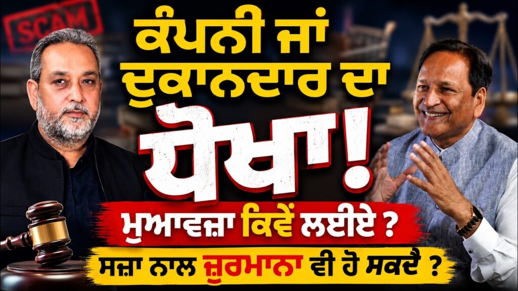 ਕੰਪਨੀ ਜਾਂ ਦੁਕਾਨਦਾਰ ਦਾ ਧੋਖਾ !ਮੁਆਵਜ਼ਾ ਕਿਵੇਂ ਲਈਏ ? ਸਜ਼ਾ ਨਾਲ ਜ਼ੁਰਮਾਨਾ ਵੀ ਹੋ ਸਕਦੈ ? Devinder Pal
